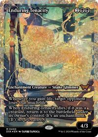 Enduring Tenacity (Showcase) (Fracture Foil), Duskmourn: House of Horror