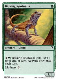 Basking Rootwalla (White Border), Mystery Booster 2