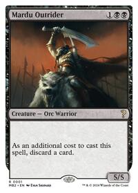 Mardu Outrider (White Border), Mystery Booster 2