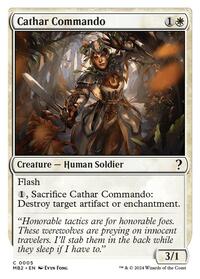 Cathar Commando (White Border), Mystery Booster 2