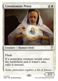 Containment Priest (White Border), Mystery Booster 2
