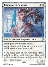 Ethersworn Canonist (White Border), Mystery Booster 2