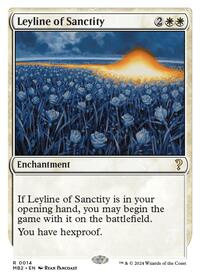 Leyline of Sanctity (White Border), Mystery Booster 2