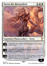 Serra the Benevolent (White Border), Mystery Booster 2