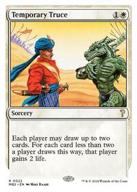 Temporary Truce (White Border), Mystery Booster 2