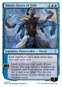 Narset, Parter of Veils (White Border), Mystery Booster 2