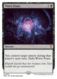 Worst Fears (White Border), Mystery Booster 2