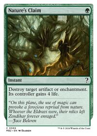 Nature's Claim (White Border), Mystery Booster 2