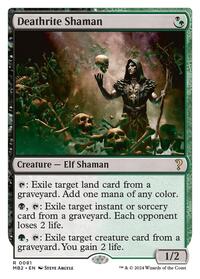 Deathrite Shaman (White Border), Mystery Booster 2
