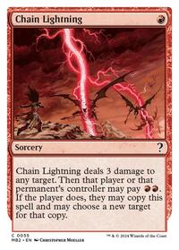 Chain Lightning (White Border), Mystery Booster 2