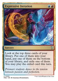 Expressive Iteration (White Border), Mystery Booster 2