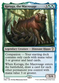 Keruga, the Macrosage (White Border), Mystery Booster 2