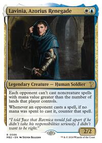 Lavinia, Azorius Renegade (White Border), Mystery Booster 2