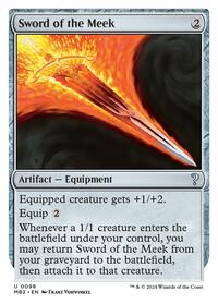 Sword of the Meek (White Border), Mystery Booster 2
