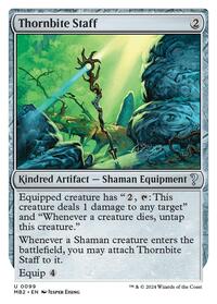 Thornbite Staff (White Border), Mystery Booster 2