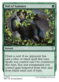 Veil of Summer (White Border), Mystery Booster 2