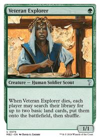 Veteran Explorer (White Border), Mystery Booster 2