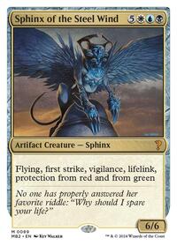 Sphinx of the Steel Wind (White Border), Mystery Booster 2