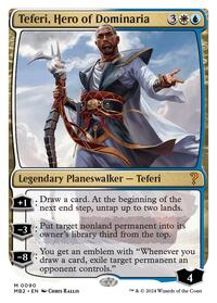Teferi, Hero of Dominaria (White Border), Mystery Booster 2
