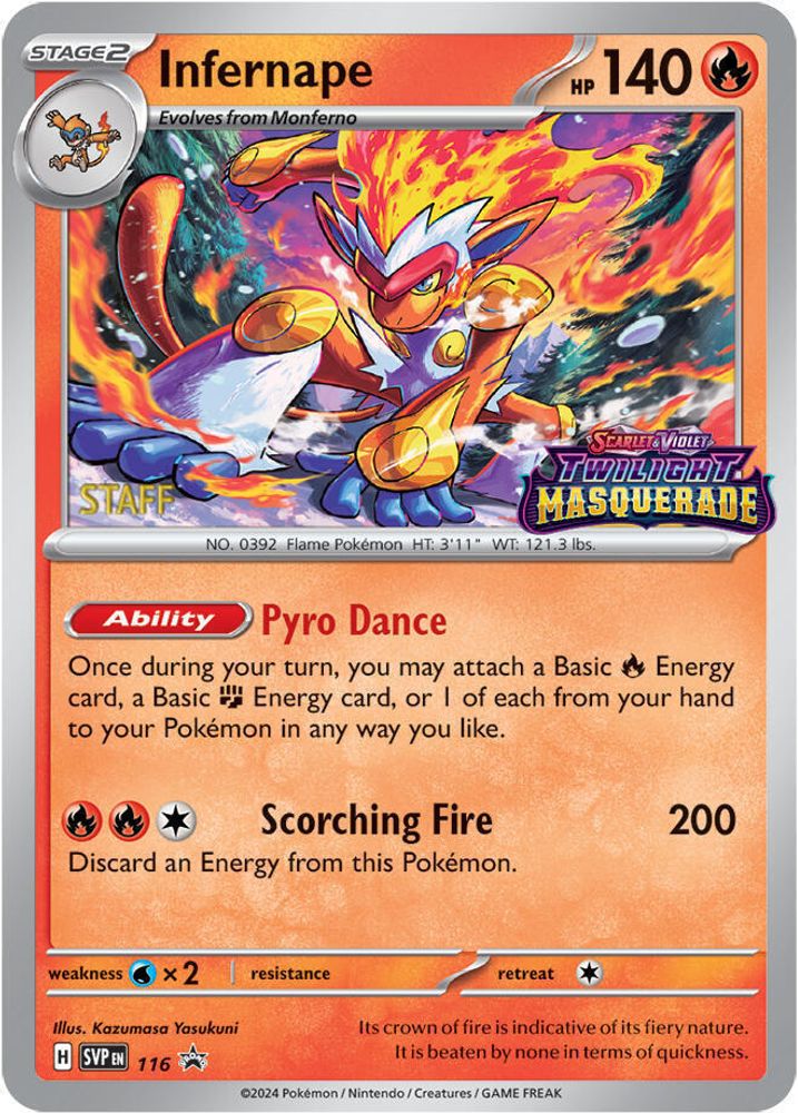 Infernape - 116 (Prerelease) [Staff]