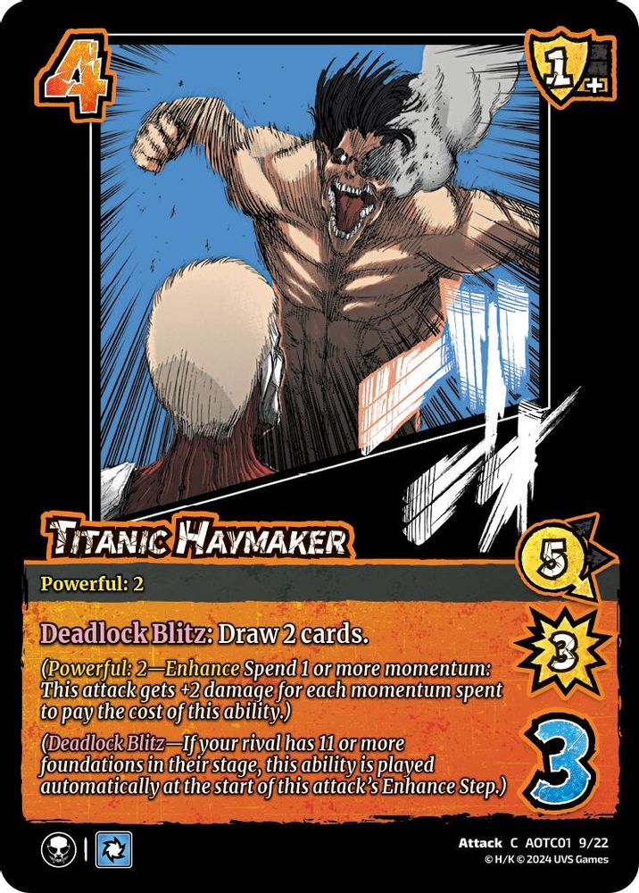 Titanic Haymaker, Standard, front