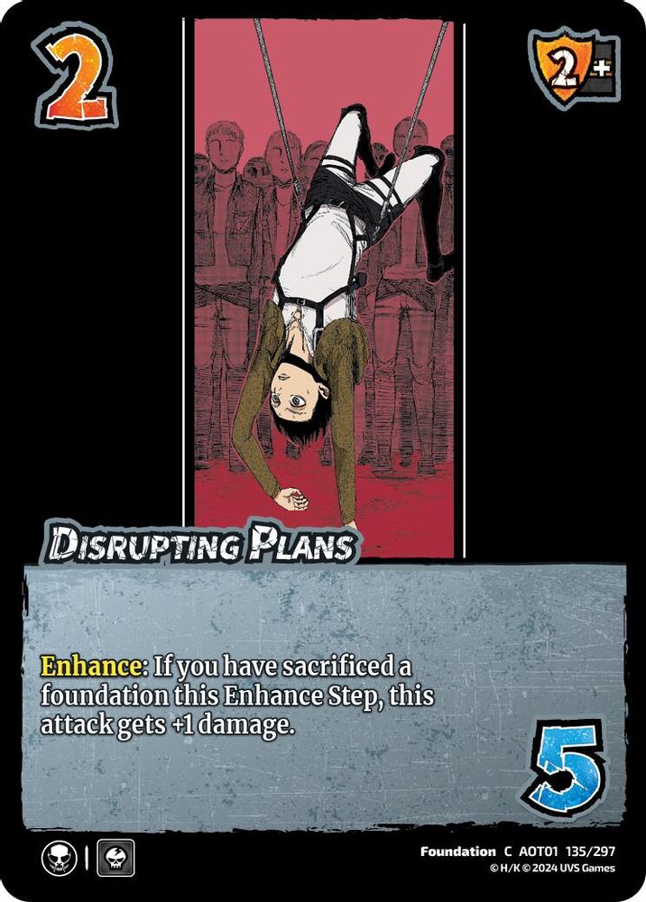Disrupting Plans, Standard, front