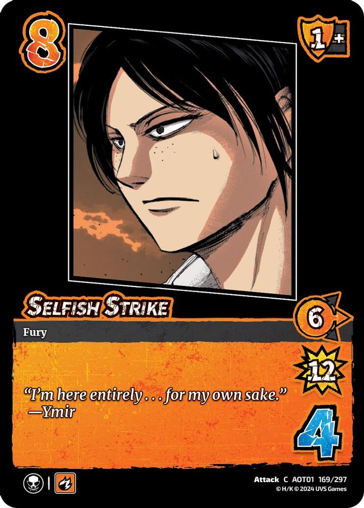 Selfish Strike, Standard, front