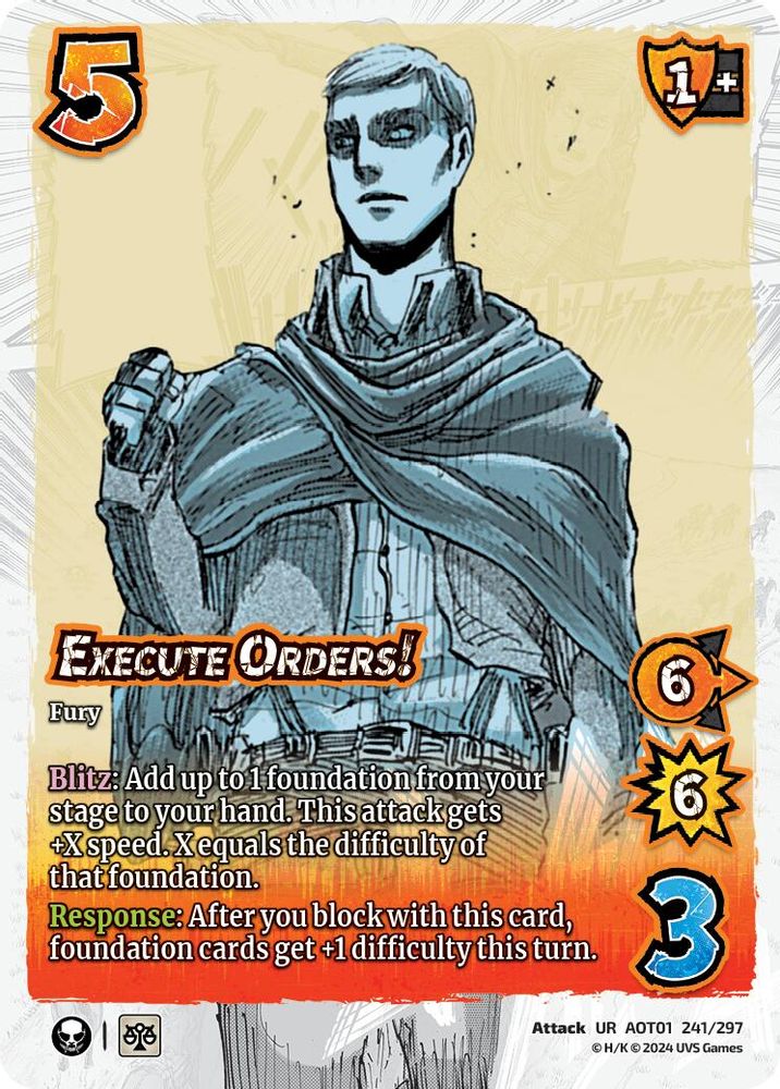 Execute Orders!, Foil, front