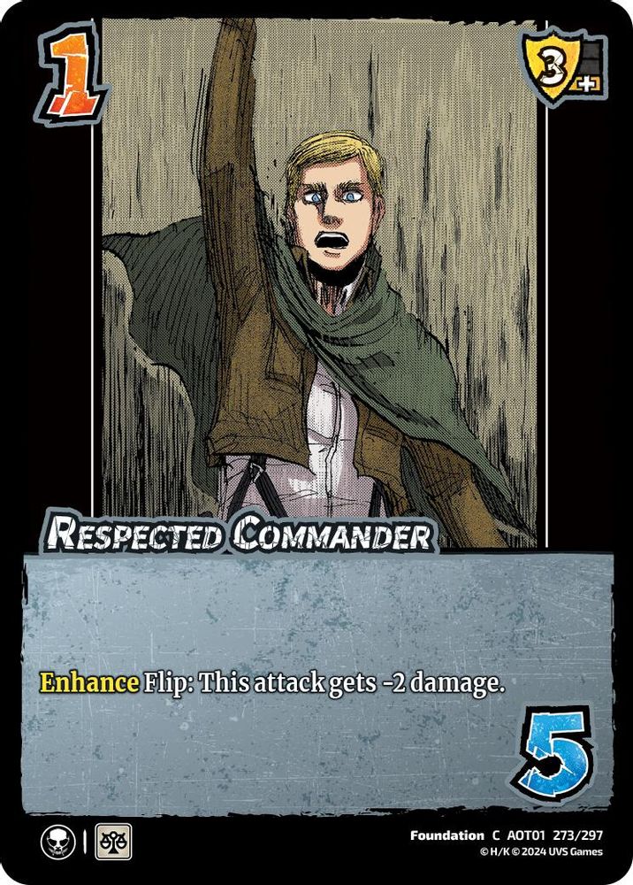 Respected Commander, Standard, front