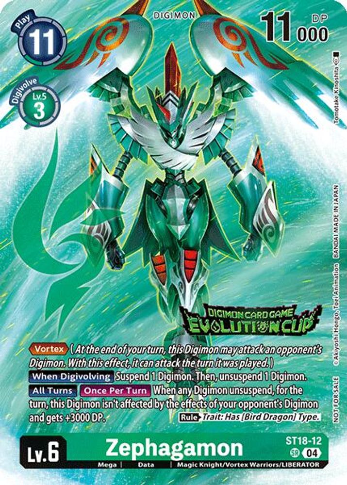 Zephagamon (August 2024 Evolution Cup Participant), Foil, front