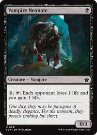 Vampire Neonate, Foundations