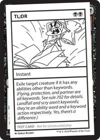 TL;DR, Mystery Booster 2 Playtest Cards