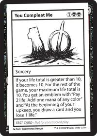 You Compleat Me, Mystery Booster 2 Playtest Cards