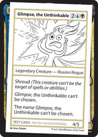 Glimpse, the Unthinkable, Mystery Booster 2 Playtest Cards
