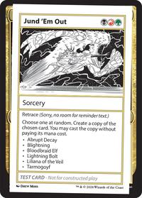 Jund 'Em Out, Mystery Booster 2 Playtest Cards