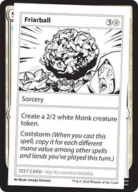 Friarball, Mystery Booster 2 Playtest Cards