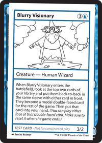 Blurry Visionary, Mystery Booster 2 Playtest Cards