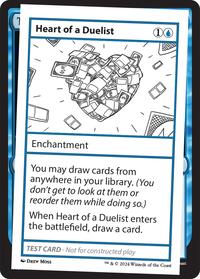 Heart of a Duelist, Mystery Booster 2 Playtest Cards