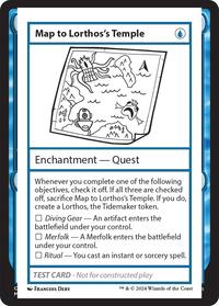 Map to Lorthos's Temple, Mystery Booster 2 Playtest Cards