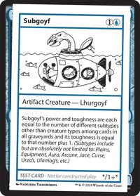 Subgoyf, Mystery Booster 2 Playtest Cards