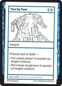 Two by Four, Mystery Booster 2 Playtest Cards