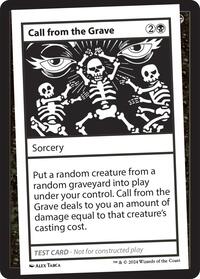 Call from the Grave, Mystery Booster 2 Playtest Cards