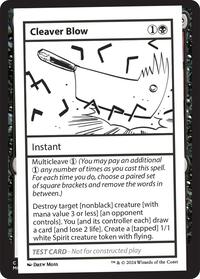 Cleaver Blow, Mystery Booster 2 Playtest Cards
