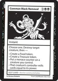 Common Black Removal, Mystery Booster 2 Playtest Cards