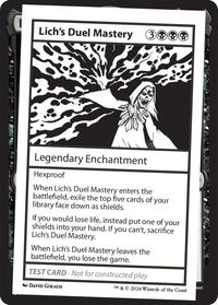 Lich's Duel Mastery, Mystery Booster 2 Playtest Cards