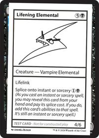 Lifening Elemental, Mystery Booster 2 Playtest Cards