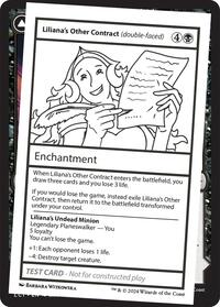 Liliana's Other Contract (double-faced), Mystery Booster 2 Playtest Cards