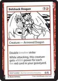 Bolshack Dragon, Mystery Booster 2 Playtest Cards