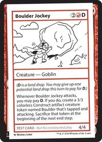 Boulder Jockey, Mystery Booster 2 Playtest Cards