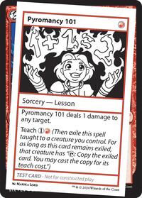 Pyromancy 101, Mystery Booster 2 Playtest Cards